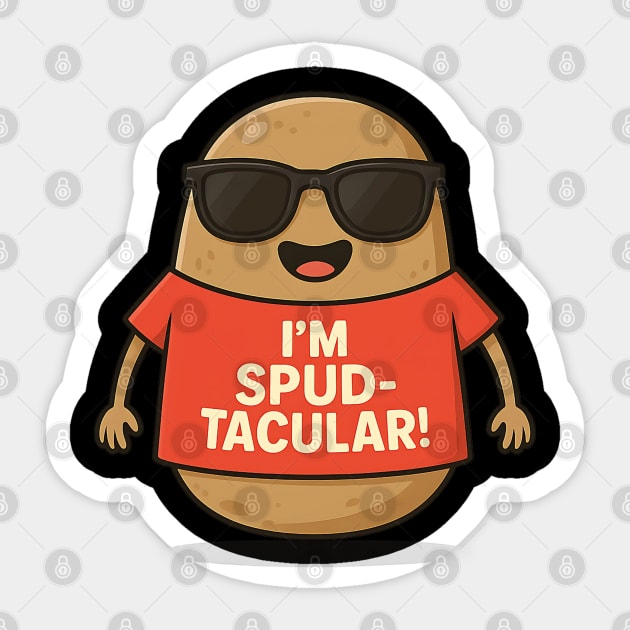 I'm-Spud-Tacular Sticker by Stylecombinator